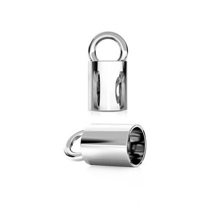 4.5mm Cord End Sterling Silver