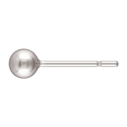 4mm Ball Earstuds Sterling Silver