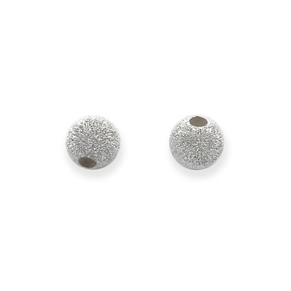 4mm Stardust Beads Sterling Silver