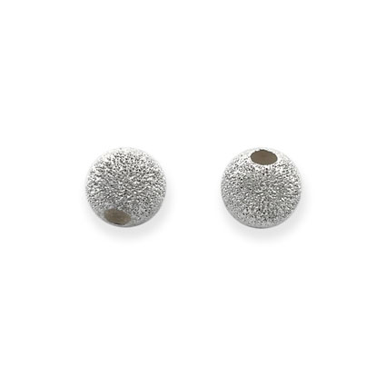 5mm Stardust Bead Sterling Silver