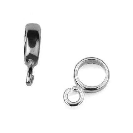 Bead Carrier w/5.8mm Hole Sterling Silver