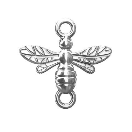 14mm Bee Link Sterling Silver