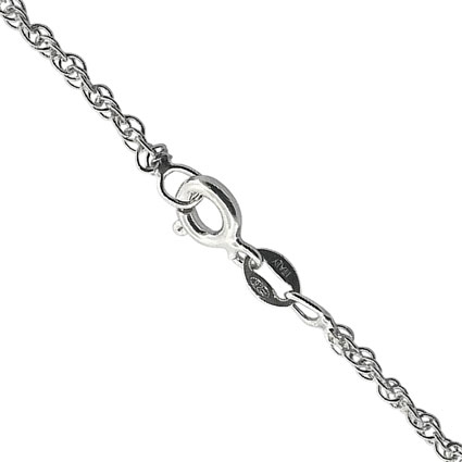 18'' Med. Rope Chain Sterling Silver