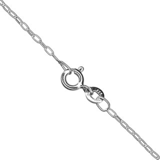 18"Long Cable Link Chain Sterling Silver