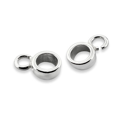 Small Bead Carrier w/4.2mm hole Sterling Silver-NEW