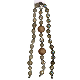 Sugar Plum 3str Bead Lead: Smokey