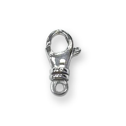 17.6mm Swivel Clasp Sterling Silver