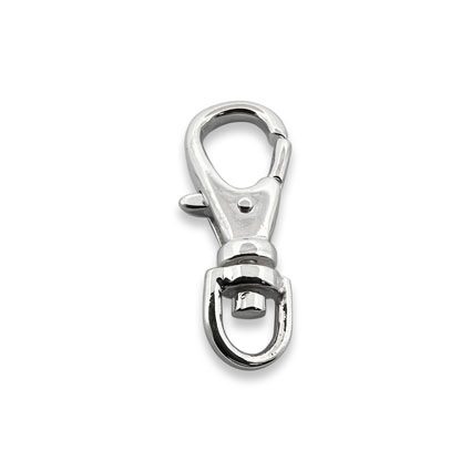 22mm Swivel Keyring Sterling Silver