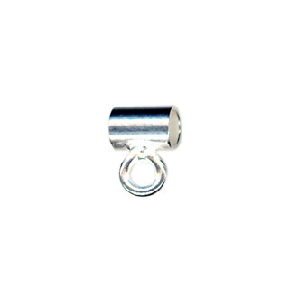 5x3.5mm Tube w/Ring Sterling Silver