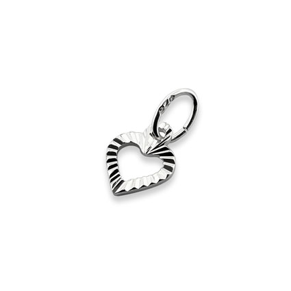 7mm Open Starburst Charm Sterling Silver