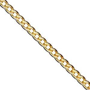 Thin Curb Chain Gold Plated