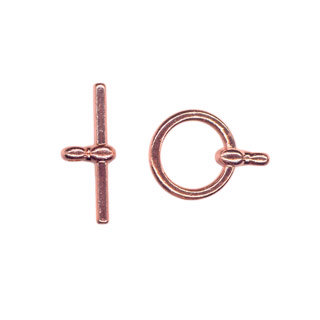 12mm Toggle Clasp Rose Gold Plated