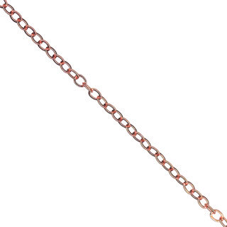 Fine Trace Chain Rose Gold Plated