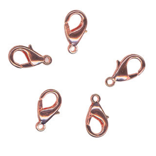 Medium Trigger Clasp Rose Gold Plated
