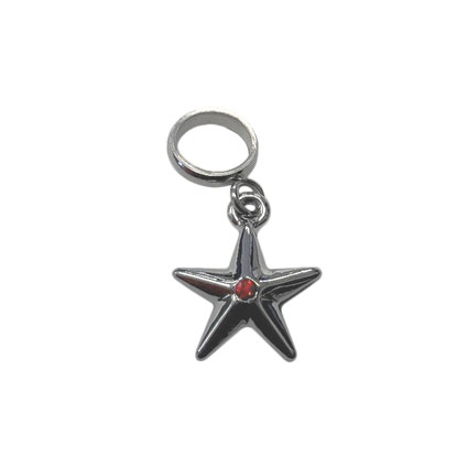 12.6mm Star Charm w/6mm Slider SP