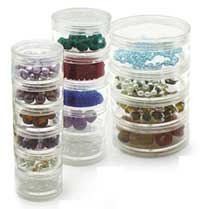 41mm dia.Clear Screw Stack Jars-6 Stack Set