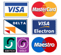 Accpeted credit cards