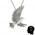 Hummingbird Charm Silver
