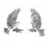 14mm Detailed Hummingbird Charm STS - view 1