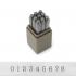 ImpressArt Basic Typrwriter Numbers Stamp Set 3mm - view 1