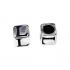 5mm Alphabet Cube Beads Sterling Silver Letter L - view 1