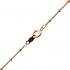 18"Curb Satellite Chain w/2mm Beads Gold Filled - view 1