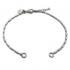 6+1"DC Bar Link Open Connector Bracelet 925 Silver w/Rhodium Pl - view 1