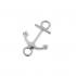 15mm Anchor Link Sterling Silver - view 1