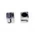 5mm Alphabet Cube Beads Sterling Silver Letter J - view 1