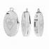 12x23mm Oval Heart Locket Sterling Silver - view 1