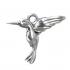 Sterling Silver Hummingbird Charm