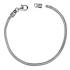 7"3mm Snakechain Bracelet with screw off cap STS - view 1