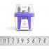 ImpressArt Lollipop Numbers Stamp Set 4mm - view 1