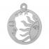 14mm Moon and Sun Charm Sterling Silver - view 1