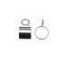 5x6mm Tube w/Ring Sterling Silver - view 1