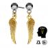 Gold plated Sterling Silver Angel Wing Charms