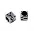 5mm Alphabet Cube Beads Sterling Silver Letter Y - view 1
