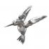14mm Hummingbird Charm Sterling Silver - view 1