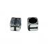 5mm Alphabet Cube Beads Sterling Silver Letter T - view 1