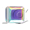 4mm Cube Swarovski Crystal Beads: Crystal AB